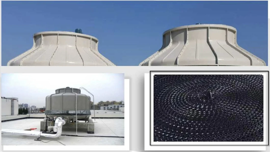 Newin Yn Series Counter Flow Film Fill, Counter Flow Cooling Tower Filler, Round Cooling Tower Infills, Bottle Type Counter Flow Cooling Tower Filling