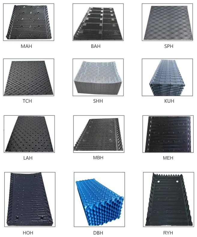 Cooling Tower Round Fill Round Type PVC Cooling Tower Fill