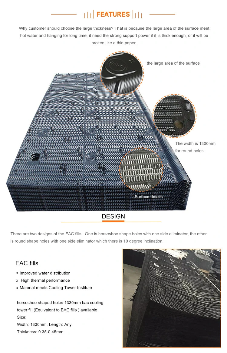 Cross Flow PVC Fills of Eac Cooling Tower