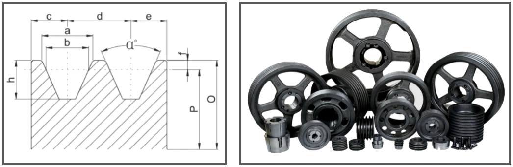 Cooling Tower Fan Pulley High Quality Cast Iron and Aluminum Alloy