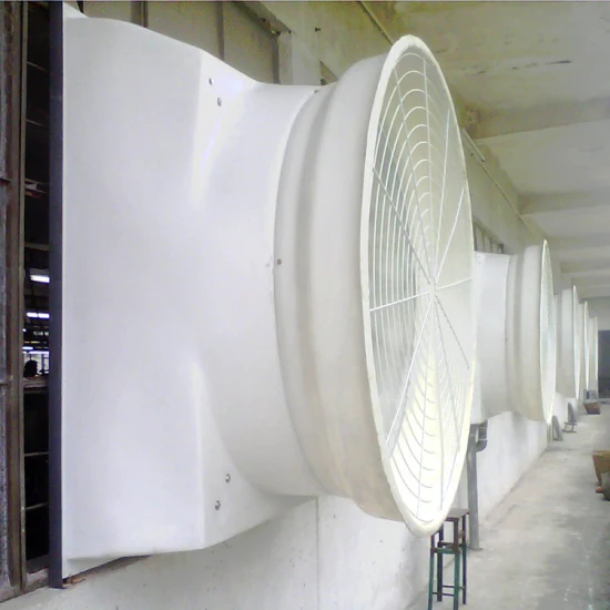 ODM OEM Custom Design Greenhouse Cooling Tower Exhaust Cone Fiber Glass FRP Fan