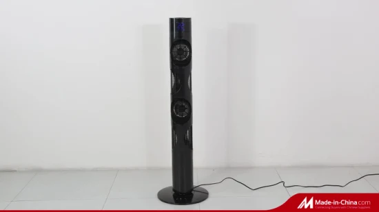 Bladeless Pedestal Fan Cooling Tower Fan Ventilation Fan with Remote